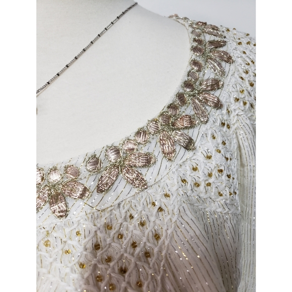 💯%Anthropologie Madi Shimmer Swing Blouse - Picture 5 of 12